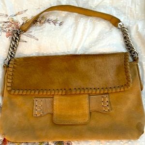 Beautiful suede shoulder bag